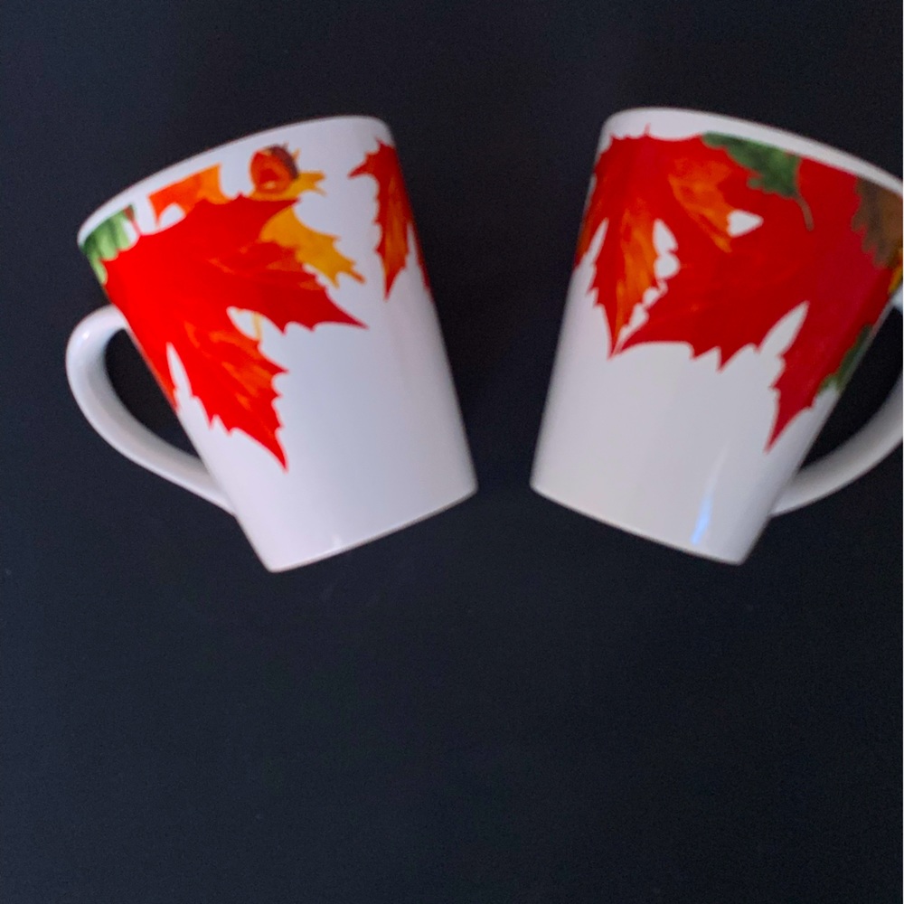 Royal Norfolk Coffee Cups Pair Excellent Condition